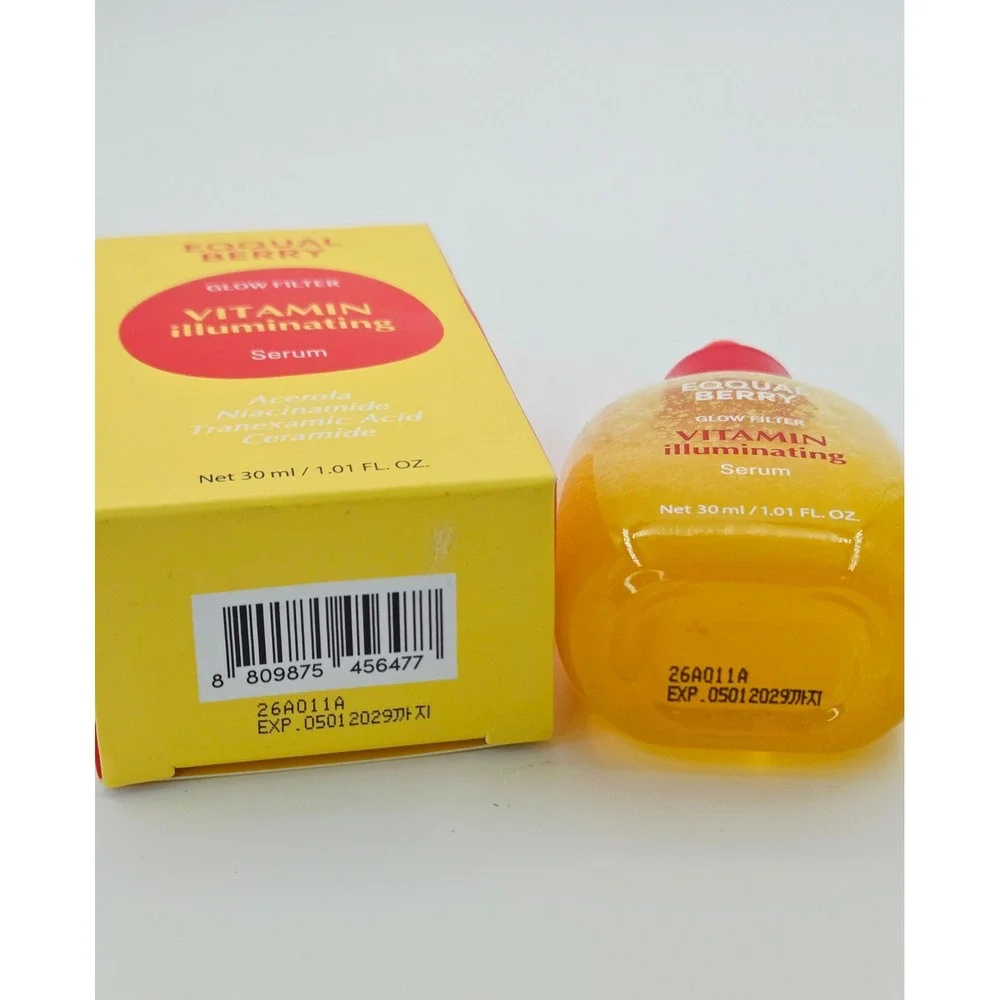 EQQUALBERRY Glow Filter Vitamin Illuminating Serum 30ml Niacinamide K-Beauty